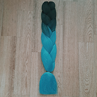 Канекалон Омбре Двухцветный, 60 см, Цвет: Черный Морской