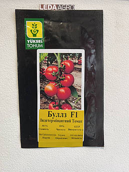 Буллз F1 100 шт Yuksel Seeds Індетермінантний Томат Насіння (Індетермінантний Томат Насіння)