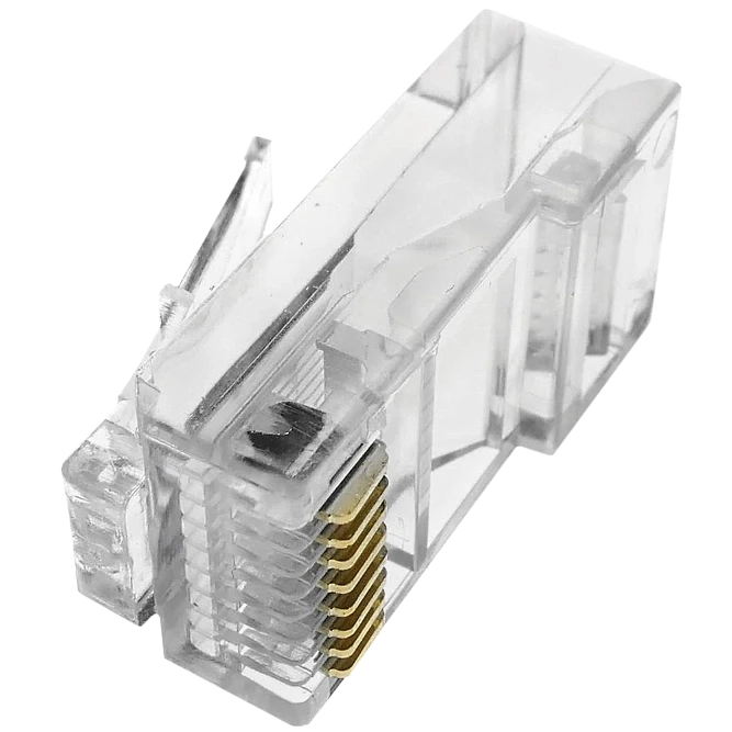 RJ45 кат. 5e Конектор з'єднувальний неекранований (упаковка 100 шт)