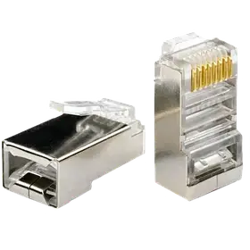 Конектор RJ45 cat.5e (екранований) FTP P8P8C (упаковка 100 шт)