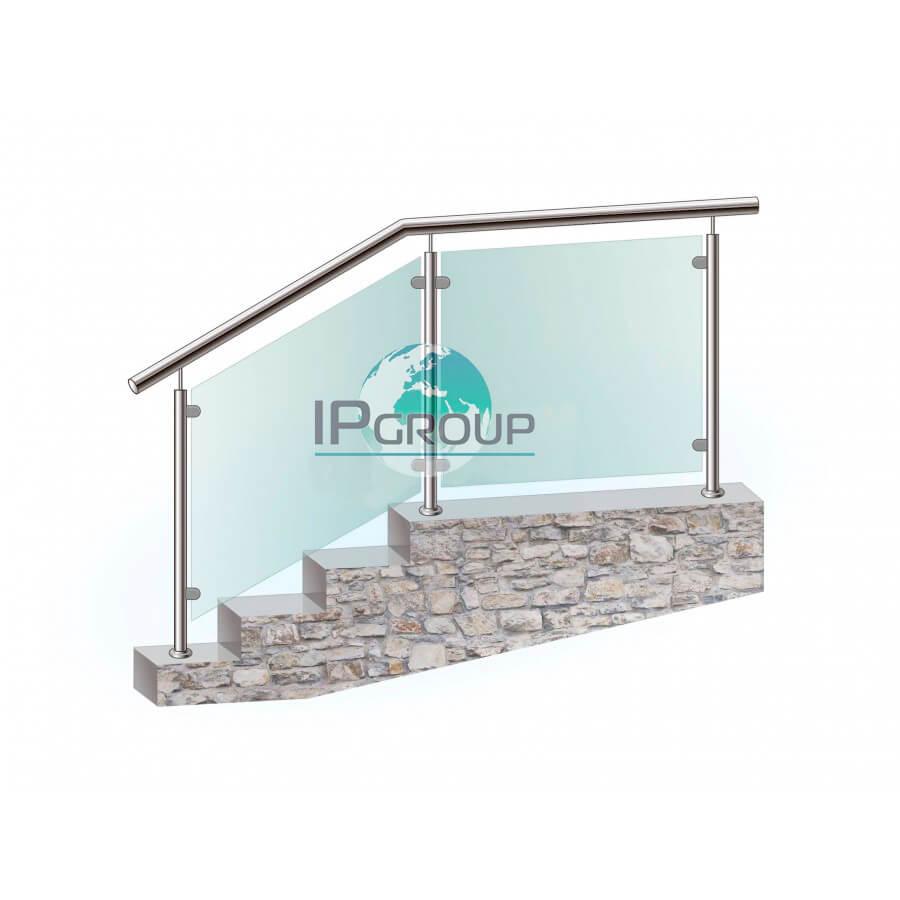 Перила для сходів з нержавіючої сталі