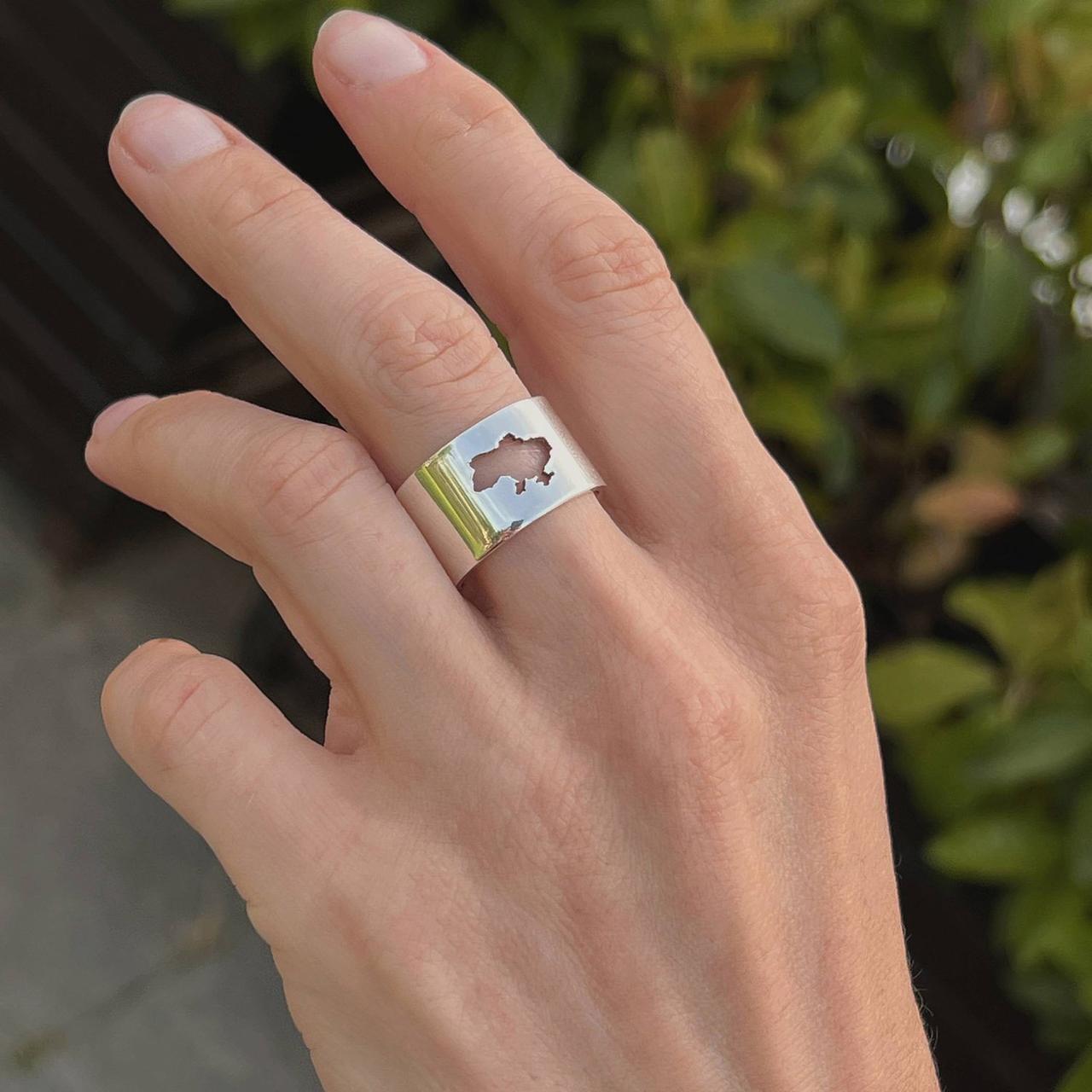 Срібне кільце "Моя Україна" 112211 Zipexpert ZIPEXPERT  LOVE-SHOPE