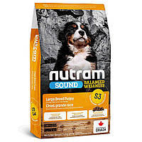 Сухой корм для щенков крупных пород Nutram S3 Sound Balanced Wellness Large Breed Puppy с курицей 20 кг