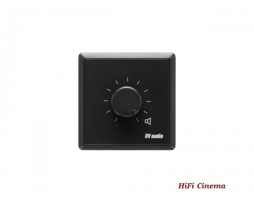Регулятор гучності DV Audio P-60B врізний 100 В 60 Вт чёрного кольору