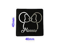 Нашивка Минни Маус / Minnie Mouse с 40х40 мм