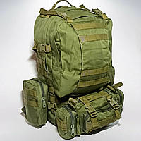 Рюкзак штурмовой Kurok c 3 подсумками на Molle 55 л Olive