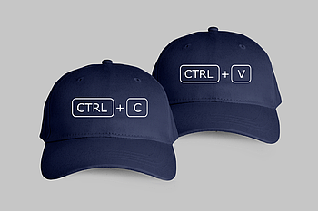 Парні кепки "CTRL+C,CTRL+V"