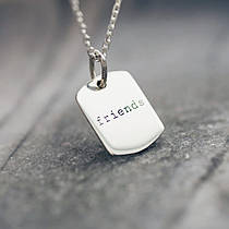 Кулон "Друзі" зі срібла, код 133039f. Zipexpert ZIPEXPERT  LOVE-SHOPE