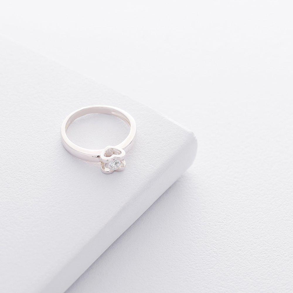 Срібне кільце "Сердечко" (фіаніт) 112140 Zipexpert ZIPEXPERT LOVE-SHOPE