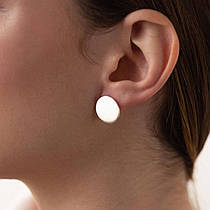 Срібні сережки "Зеркальні" 122931 Zipexpert ZIPEXPERT  LOVE-SHOPE