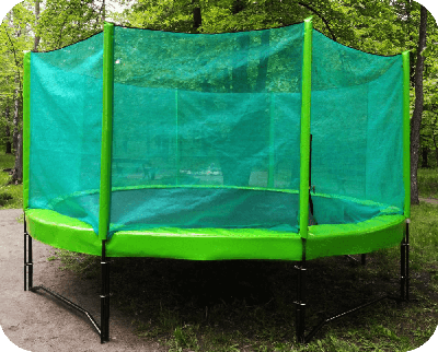 Батут з сіткою KIDIGO Ukraine 426 см (green-green) (222764)