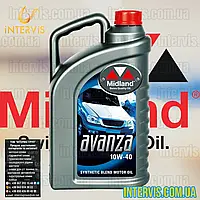 Моторна олива MIDLAND AVANZA 10W-40 4л. (VW 502 00, 505 00)