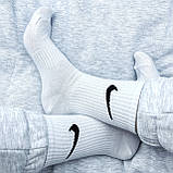 Високі чоловічи Шкарпетки Nike - Білі - Подарунковий набір у коробці 5 пар, фото 6