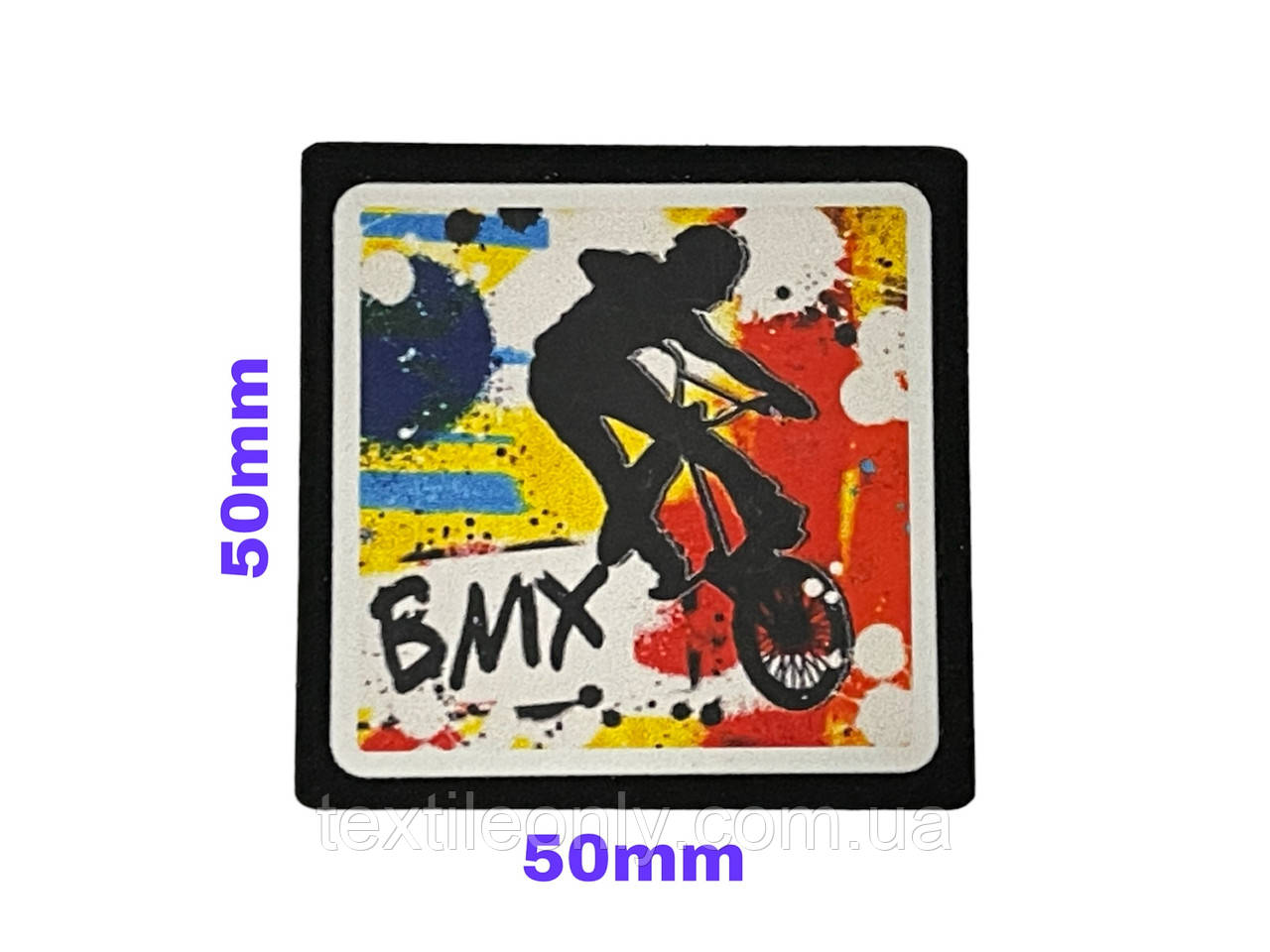 Нашивка БМХ ~ BMX 50х50 мм