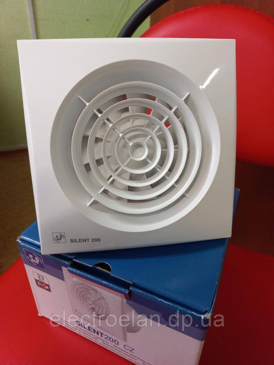 Витяжний вентилятор Soler&Palau Silent-200 CZ