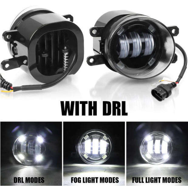 LED Протитуманні фари ДХО DRL Toyota 9-16В