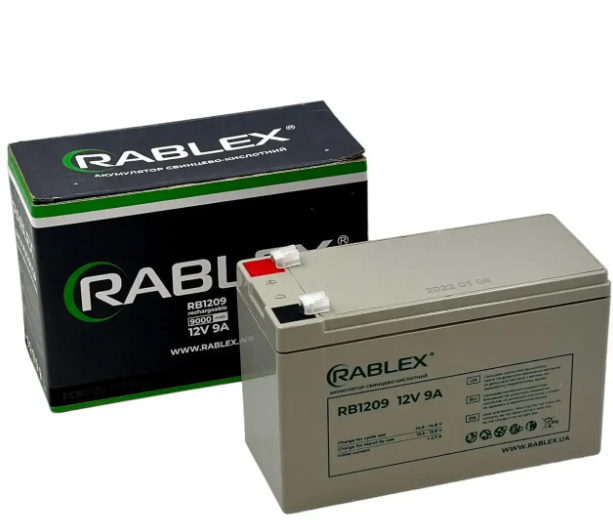 Акумулятор RABLEX RB1209 12V/9Ah