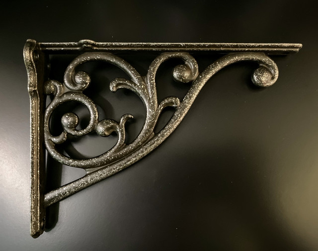 Кріплення для полиці з дерева античне залізо