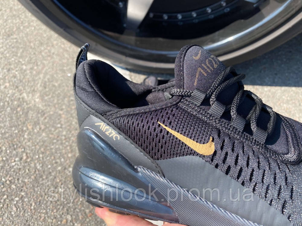 Nike 270 cheap black gold