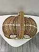 Корзина для пікніка з лози, фото 10