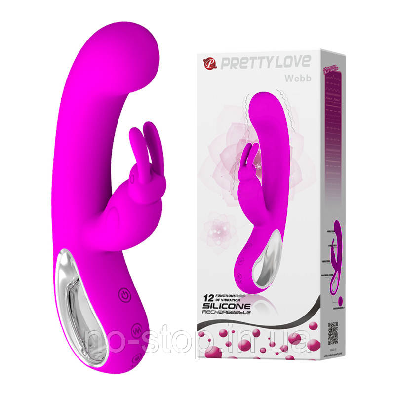 Вібратор PRETTY LOVE WEBB, PINK, фото 1