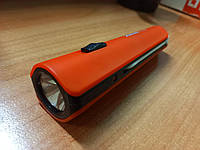 Фонарь ручной аккумуляторный TGX-8069 1W LED красный