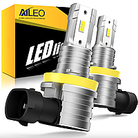 Лампи Aileo LED H11 H8 12V-24V 6000K LED лед автолампи світлодіодні н11 н9 н8 12в