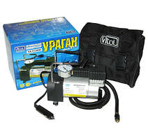 Автомобільний компресор "Ураган" 12030 12v/10А/37 л/прикурка + перехідник