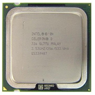 Процесор Intel Celeron D 325 2.53 GHz/256/533 (SL7TU) s478, tray