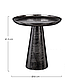 Кавовий столик Kulvir Nero  D35, фото 2