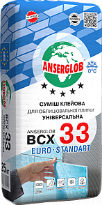 Клей для плитки Anserglob ВСХ 33 (зима)