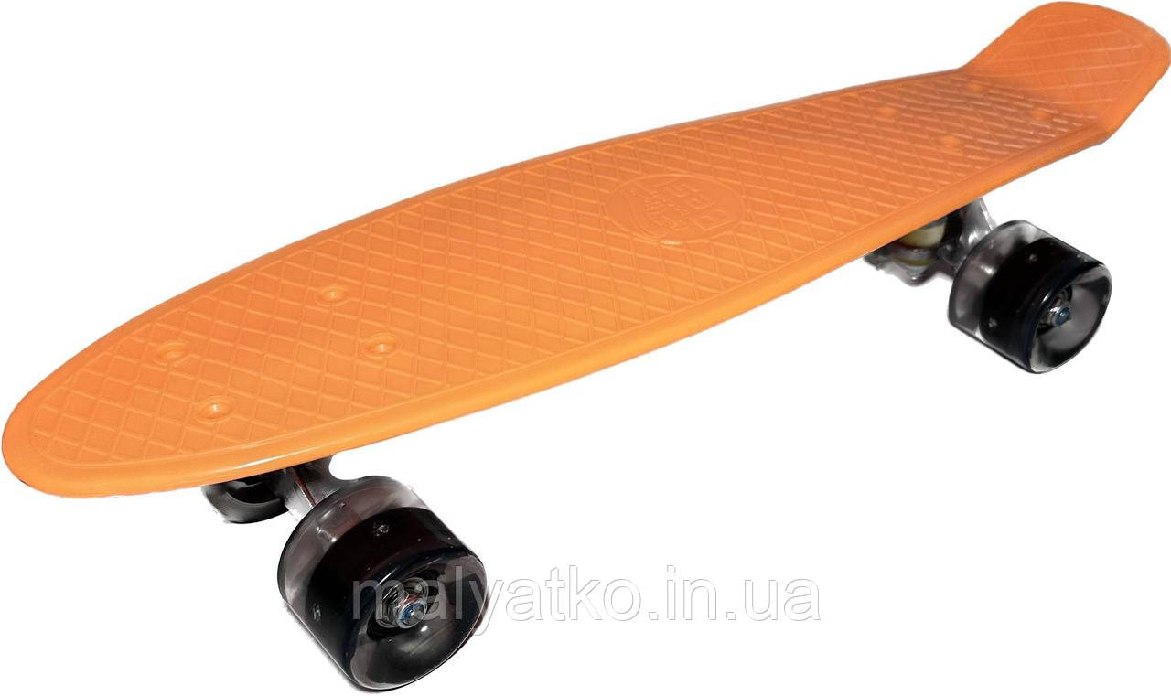 Скейт-піні борд — Penny board (світні колеса) арт. 76761/2325