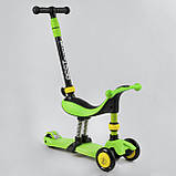 Самокат — велобіг 3в1 Best Scooter з батьківською ручкою арт. BS-30802, фото 3