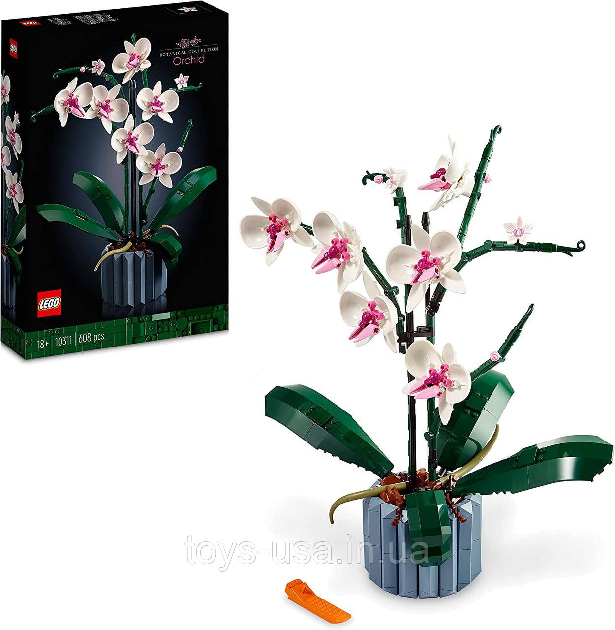 Лего Lego 10311 Icons Orchid Орхідея 608 деталей