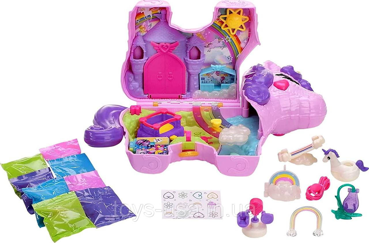 Ігровий набір Поллі Покет Вечірка з єдинорогами Polly Pocket Unicorn Party