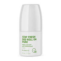 Жіночий роликовий антиперспірант свіжість і сухість Pure, 50 мл Stay Fresh Deo Roll On Farmasi