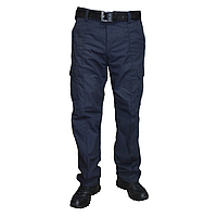 Брюки police blue trousers home office темно-синий ripstop Оригинал Британия