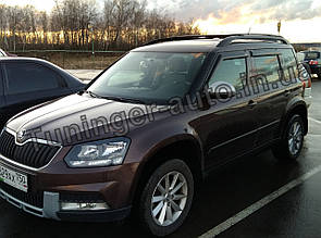 Дефлектори вікон (вітровики) Skoda Yeti 2009- (Hic)