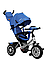 Дитячий триколісний велосипед коляскового типу TILLY CAMARO T-362/2 Синій, фото 2