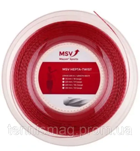 Тенісні струни MSV Hepta-Twist RD (бобіна 200m)