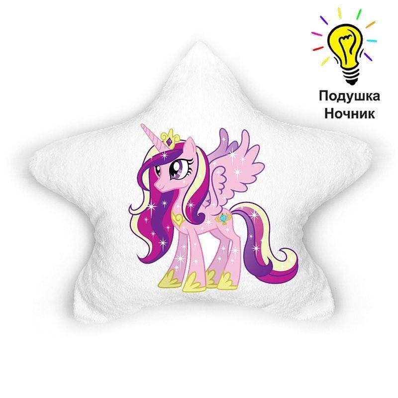 Подушка нічник "Unicorn з крилами" — класний подарунок для дівчинки на день народження