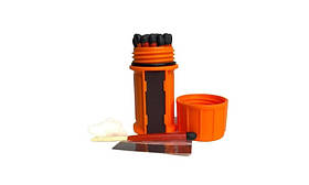 Вітроустійкі сірники BaseCamp 70 мм у герметичному контейнері, 20 шт.