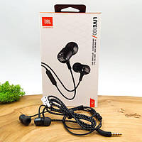 Проводные вакуумные наушники JBL Live 100