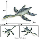 Розвиваюча фігурка Плезіозавр голубий від Obetty, фото 2