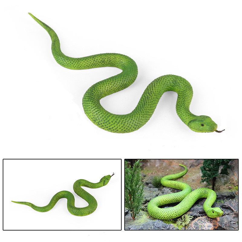 Ігрова фігурка Бамбукова зелена гадюка від Obetty, фото 1
