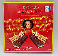 Марципановые батончики в чёрном шоколаде Maitre Truffout Mozart Sticks 200г Австрия