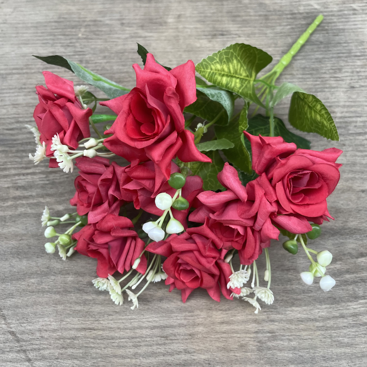 Букет троянд 30 см червоних, фото 1