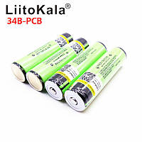 Аккумулятор Panasonic Liitokala 18650 3400 mAh ПЛАТА ЗАХИСТУ Li ion 3.7-4.2V NCR18650B для ліхтарів