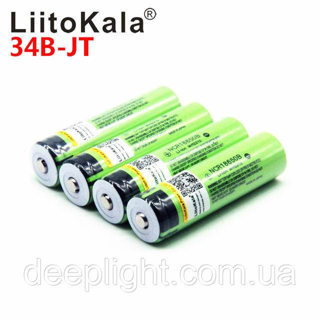 Аккумулятор  Liitokala  18650 3400 mAh  виступаючий  + 67мм 18.5мм Li ion 3.7-4.2V NCR18650B