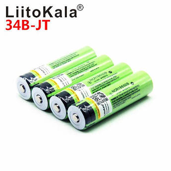 Аккумулятор  Liitokala  18650 3400 mAh  виступаючий  + 67мм 18.5мм Li ion 3.7-4.2V NCR18650B